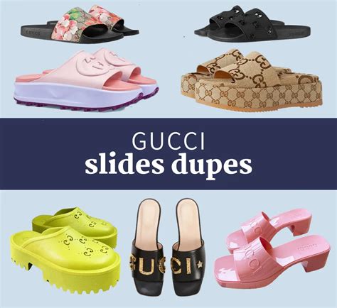 gucci dupe shoes|gucci platform slide dupe.